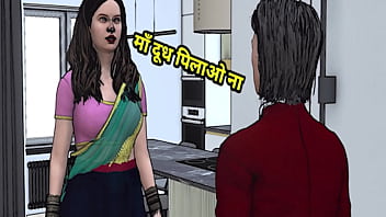 Stepmom Seduces Stepson With Hindi Audio In Desi Indian Scene