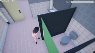 Exhibition Simulation Of Naked Risk 3d [adult Hentai Game] In A Public Space