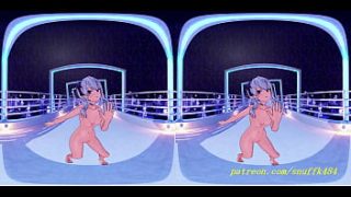 3d Vr180 Mmd Dance Featuring Suisei From Hololive In Nude Hentai Animation