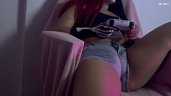 Gothic Girl Pleasuring Herself With A Remote—what More Could You Ask For?