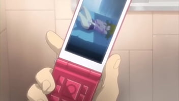 Explicit Anime Scene With Blonde In Steamy Bathroom Encounter