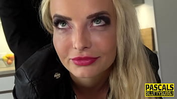Submissive Woman Enjoys Intense Anal Play
