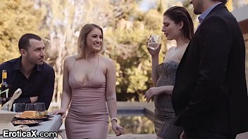 Kenzie Madison Trades Partners In A Swinging Encounter (part 1)