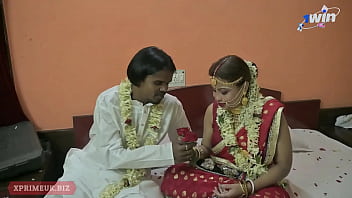 Intimate Moments On The First Night Of A Traditional Indian Wedding