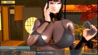 3d Hentai (hs27) – Busty Arab Queen With A Silver-haired Man