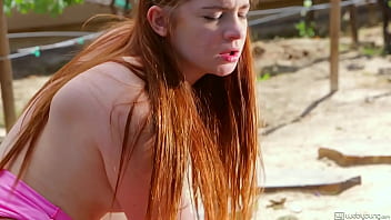 Redheaded Teen Lesbian Scene Featuring Veronica Radke And Ava Sparxxx