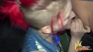 Redheaded Vixen Sunny Sin Gets Wild In Deserted Building Encounter