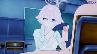 Hoshino Takanashi (armed) And Sakurako Utazumi (idol) Passionate Encounter – Blue Archive Adult Content