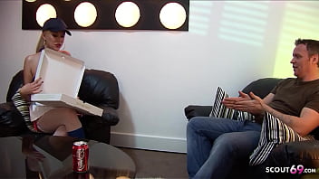 Sexy Pizza Delivery Cosplay With Carly Parker And Her Big Bust