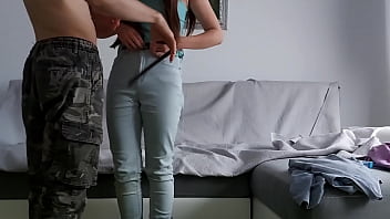 Young Couple Enjoys Intimate Moment Together On The Sofa