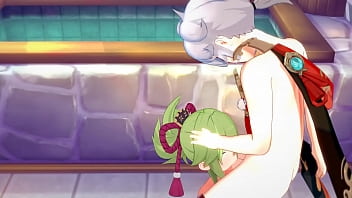 Kazuha And Kuki Shinobu’s Intense Anime Love Scene – Genshin Impact Hentai Manga