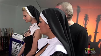 Mischievous Nuns Shocked By Unexpected Large Erections