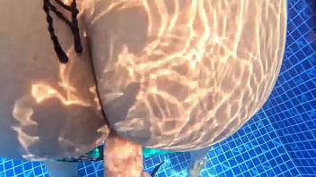 Woman Caught Masturbating In Pool With Big Booty