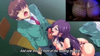 School Orgy With Curvy Goth Ivy And Well-endowed Classmates – Hentai Dropout Episode 1