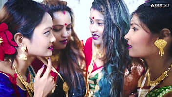 Indian Landlord Brothers Engage In Group Encounter With Their Four Wives (hindi Language)