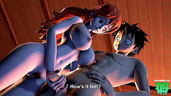 Nami Shows Luffy The Ropes In Pleasure [one Piece Adult Spoof]