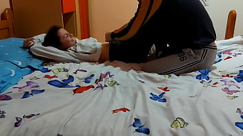 Roommate Takes Advantage Of Brunette Beauty In Steamy Encounter