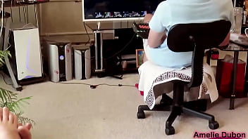 Girl Pleasures Herself With Toy While Boyfriend Plays Video Games