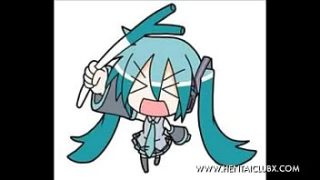 Sexy Anime Girl Hatsune Miku In Hentai Style
