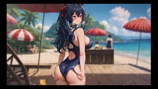 Fading Boundaries [romance Hentai Game] Episode 7: Beachside Exhibition Couple