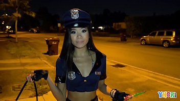 Asian Teen Vina Sky Gets Spooky Halloween Fuck