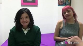 Alba And Vivi, Two Fresh 18-year-olds, Share Their First Steamy Threesome For Fakings