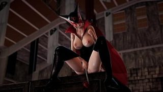 Doronjo’s Solo Play And A Steamy Creampie Finish In Yatterman