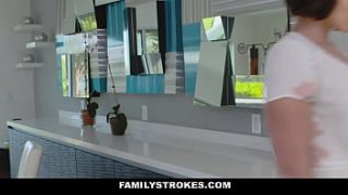 Naughty Stepmom Can’t Resist Her Stepson’s Massive Cock