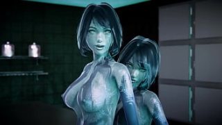 Cortana’s Futuristic Self-love: A Futanari Fantasy