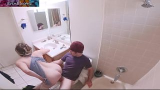 Stepmom’s Steamy Shower Solo Session Turns Into A Forbidden Invitation For Her Stepson.