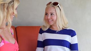 Sizzling Blonde Beauties – A Steamy Sapphire Seduction