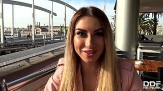 Curvy Cutie Katrin Services A Traveler’s Thick, Throbbing Cock