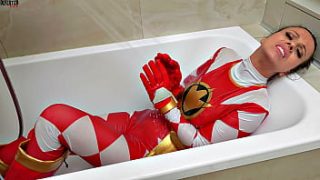 Red Ranger’s Humiliating Defeat At The Hands Of A Dominant Lesbian Superhero