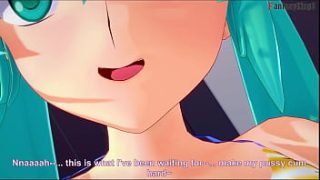 Lost In The Rhythm With Hatsune Miku, A Steamy Poolside Encounter Just For You.