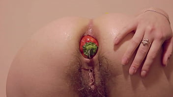 A Sultry Brunette Gets Wild In The Kitchen, Stuffing Her Tight Backdoor Until It’s Stretched And Gaping In This Steamy Homemade Fetish Scene.