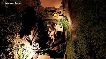 Lara Croft Teases Her Tight Pussy With A Thick Glass Bottle In This Steamy Hentai Game.