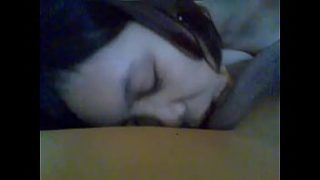 Young Indonesian Beauty’s Sensual Mouth Play