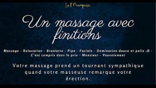 Un Massage Torride Qui Se Termine Par Une Gâterie Bien Chaude