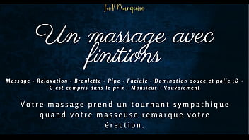 Un Massage Torride Qui Se Termine Par Une Gâterie Bien Chaude