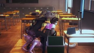 Feline, Canine, and Striped Sensations: A Scholarly Threesome in Anime Art
