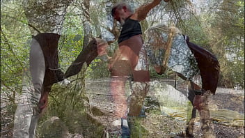Public park passion: a daring doggy style encounter