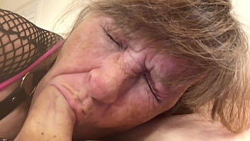 Naughty Granny Carmen Angel’s Greedy Throat Takes It All