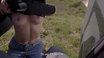 Road Trip Detour: A Thirsty Teen’s Deep Throat Surprise
