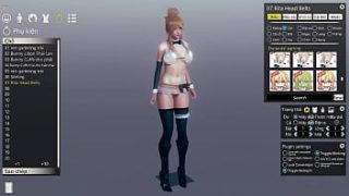 Sapphic Seduction in Three Dimensions