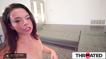 Gagging on a Giant: Sophia Burns Takes John Strong’s Massive Member