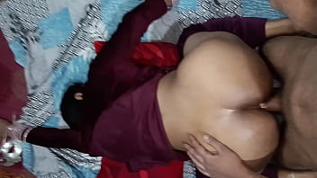 Desi bhabhi’s wild doggy style anal with loud Hindi moans