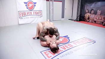 Submission Showdown: Bella Rossi and I Take on Eddie Jaye, Claiming His Thick Ebony Reward