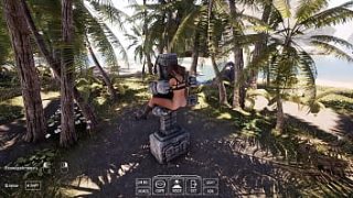 Ancient stone, primal release—Lara craves a relic’s sacred offering.