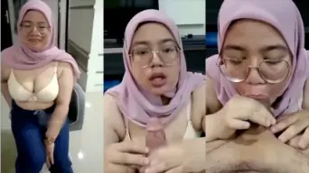Gadis Berhijab yang Bikin Heboh dengan Aksi Sensualnya
