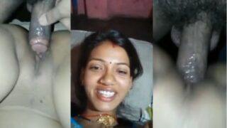 Lucky man gets to feel his married lover’s smooth, wet pussy